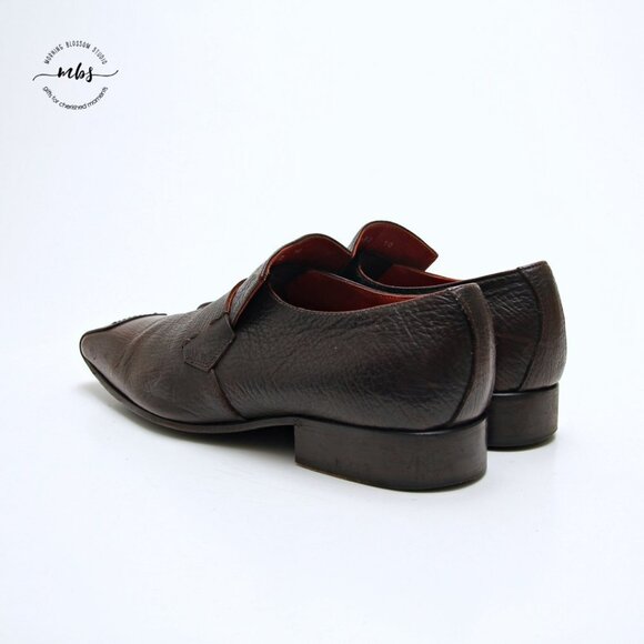 Mark‎ Nason Vintage Men\'s Vero Cuoio Square Loafers in Brown Men Size 10 main image 11